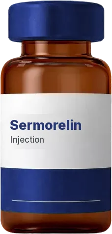 Sermorelin injection vial